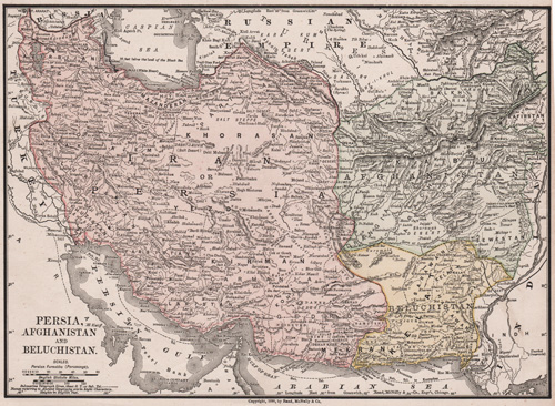 Persia Afghanistan Beluchistan 1891